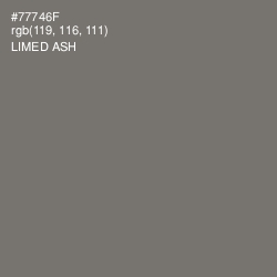 #77746F - Limed Ash Color Image